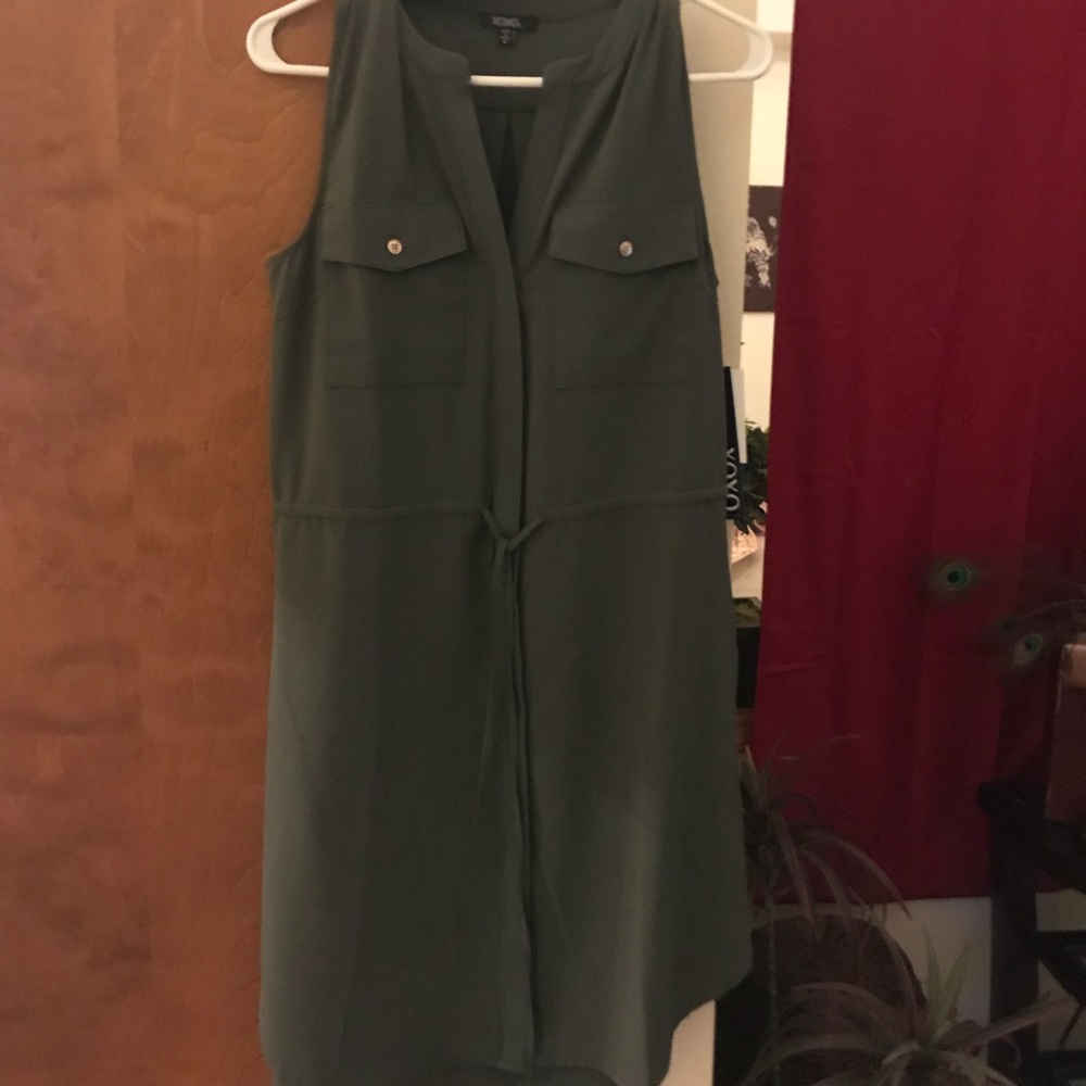 Xoxo olive dress with pockets